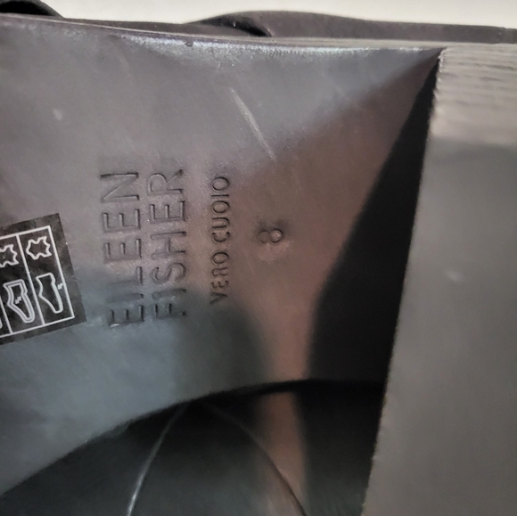 EILEEN Fisher Suede Black Shoe Boot - Sold - Picture 5 of 5